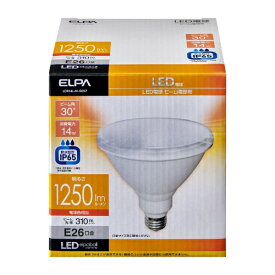 ELPA｜エルパ LED電球 防水仕様 オレンジ LDR14L-M-G057