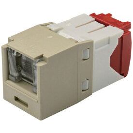 パンドウイット｜PANDUIT パンドウイット　カテゴリ5E　シャッター付モジュラージャック　アイボリー CJH5E88TGEI