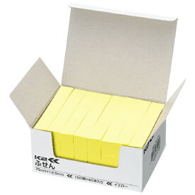KOKUYO｜コクヨ コクヨ ふせん ＜K2＞ 75×12．5mm イエロー 100枚×40本 K2メ−7512Y 62744348