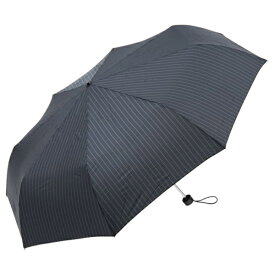 コンサイス｜CONCISE 折り畳み傘 雨晴兼用 耐風 手開き 大型 UVカット Voyage d homme ネイビーストライプ MR004-05 [晴雨兼用傘 /65cm]
