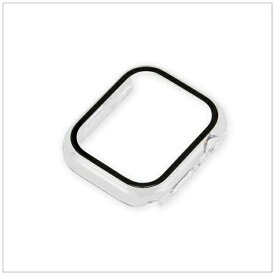 ナカバヤシ｜Nakabayashi Apple Watch Series 8用 41mm 液晶保護ガラス+ケース クリア SMWCAW411CL