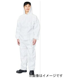 日光物産｜NiKKO バリアーマン P3010 フード付きカバーオール 3L 白