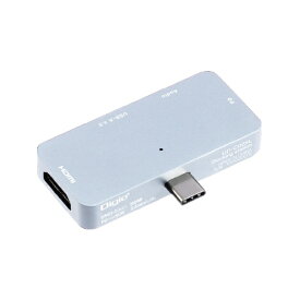 ナカバヤシ｜Nakabayashi ［USB-C オス→メス HDMI /φ3.5mm / USB-A / USB-C］USB PD対応 60W ドッキングステーション シルバー UD-C02SL [USB Power Delivery対応]