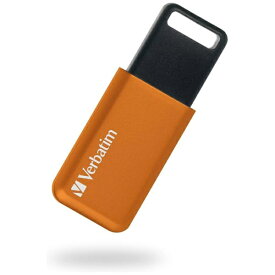 Verbatim｜バーベイタム USBメモリ (Mac/Win) オレンジ USBSLM64GDV1 [64GB /USB TypeA /USB3.2 /スライド式]