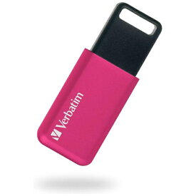Verbatim｜バーベイタム USBメモリ (Mac/Win) ピンク USBSLM128GPV1 [128GB /USB TypeA /USB3.2 /スライド式]