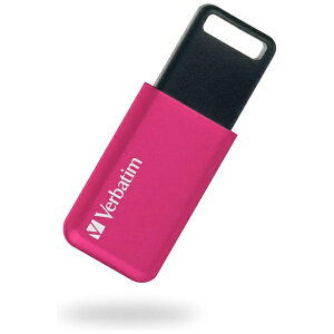 Verbatim�b�o�[�x�C�^�� USB������ (Mac/Win) �s���N USBSLM128GPV1 [128GB /USB TypeA /USB3.2 /�X���C�h��]