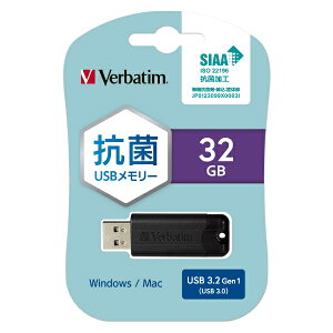 Verbatimbo[xC^ USB SIAAR(Mac/Win) ubN KUSBSPS32GZV1 [32GB /USB TypeA /USB3.2 /XCh]