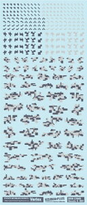 ガイアノーツ|Gaianotes VERTEX デジカモデカールK-001 グレー VERTEX