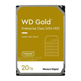 WESTERN DIGITAL｜ウェスタン デジタル WD202KRYZ 内蔵HDD SATA接続 WD Gold [20TB /3.5インチ]