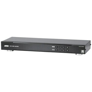 ATEN�b�G�[�e�� ATEN �}�g���b�N�X�r�f�I�ؑ֊� HDMI �^ 4���� �^ 4�o�� �^ 4K�Ή� VM0404HA