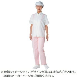 東洋リントフリー｜TOYO LINT FREE TriApex TriApex クリーンスーツ女子上衣 JB259A ホワイト／ピンク LL JB259B14LL