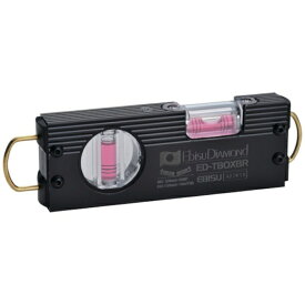 エビス｜EBiSU エビスダイヤモンド トビ・ボックスレベル 175mm ブラック／レッド EDTBOXBR