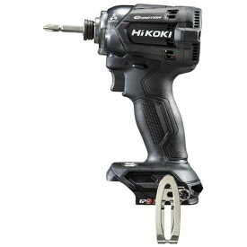 HiKOKI｜ハイコーキ 18Vコードレスインパクトドライバ 本体のみ ブラック WH18DCNNB