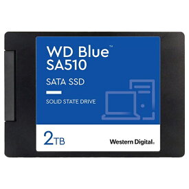 WESTERN DIGITAL｜ウェスタン デジタル 内蔵SSD SATA接続 WD Blue SA510 WDS200T3B0A [2TB /2.5インチ]