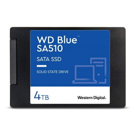 WESTERN DIGITAL｜ウェスタン デジタル 内蔵SSD SATA接続 WD Blue SA510 WDS400T3B0A [4TB /2.5インチ]