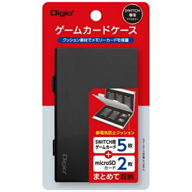ナカバヤシ｜Nakabayashi Switch用ゲームカードケース MCCSWI05BK【Switch】