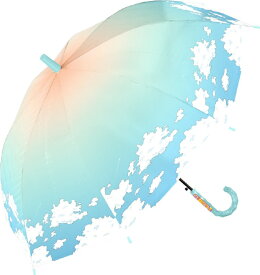 中谷｜NAKATANI 雨傘 長傘 UV クラウドアンドスカイ ミント 953-003 [晴雨兼用傘 /子供用 /55cm]