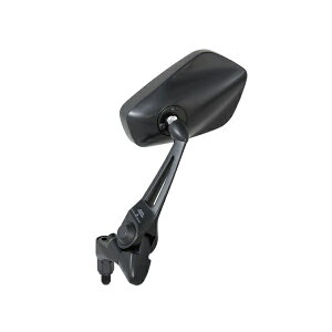 【エントリーで最大全額ポイント還元|11/5迄】 TANAX|タナックス NA-013 バイクミラー ナポレオン(NAPOLEON) シャークミラー6(左右共通)ブラック 防眩鏡(レイセーブ) 10mm 正・逆