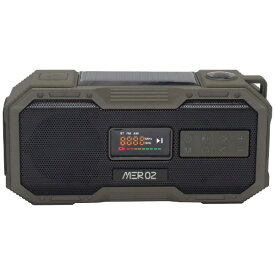 Mlabs｜エムラボ IPX6多目的AM/FMデジタルラジオ mlabs オリーブグリーン MER02 [ワイドFM対応 /防水ラジオ /AM/FM]