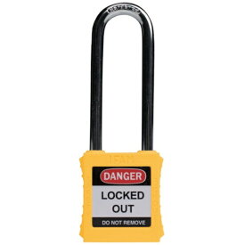 IFAM｜イファム イファム　ロックアウト用南京錠　スチール製シャックル（ツル長）　黄 44786