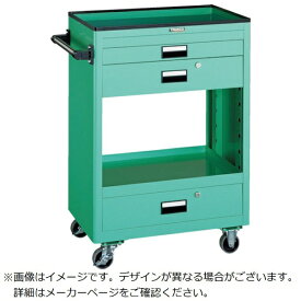 トラスコ中山｜TRUSCO NAKAYAMA TRUSCO　ツールワゴン　600X400　浅1深2引出付　ホワイト NTS612W 【メーカー直送・代金引換不可・時間指定・返品不可】