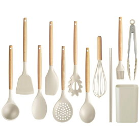 IRIS OHYAMA｜アイリスオーヤマ キッチンツール11点＋スタンドセット グレージュ KT-11SS