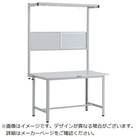 トラスコ中山｜TRUSCO NAKAYAMA TRUSCO　RAE型作業台　W1200XD900　ツールハンガーフルセット付　ホワイト色 RAE1209THFSW 【メーカー直送・代金引換不可・時間指定・返品不可】
