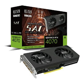ELSA｜エルザ グラフィックボード GeForce RTX 4070 S.A.C GD4070-12GERS [GeForce RTXシリーズ /12GB]