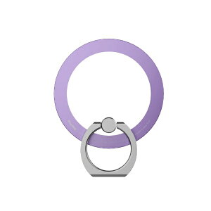UNIQ�b���j�[�N �}�O�l�b�g�ȒP���E�X�}�z�����O iRingMag PALE VIOLET UMS-IR15MGPV2