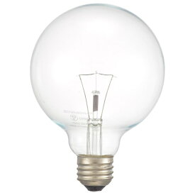 オーム電機｜OHM ELECTRIC 長寿命ボール電球E2660W形G95クリア LB-GL9660K-CN [E26 /ボール電球形 /60W相当 /電球色 /1個 /全方向タイプ]