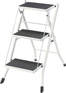 �y�G���g���[�ōő�2���|�C���g������b3/25�܂Łz ���J�bAZUMAYA �܂肽���ݎ��X�e�b�v�� ��3�i�^�C�v�iW42.5×D65.5×H68cm ���܂肽���ݎ��FW42.5×D6.5×H79cm�j PC-344WH �z���C�g