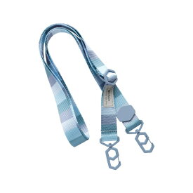 HAMEE｜ハミィ iFace Hang and ショルダーストラップ マルチボーダー/ブルー 41-955550