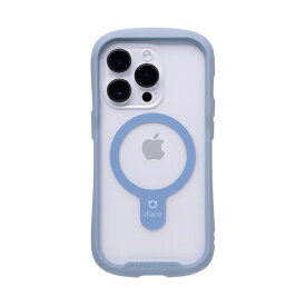 HAMEE｜ハミィ [iPhone 14 Pro専用]iFace Reflection Magnetic 強化ガラスクリアケース ペールブルー 41-958780