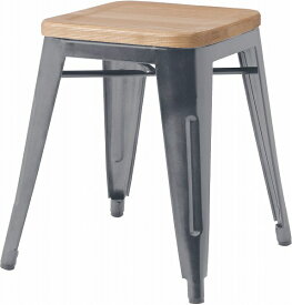 東谷｜AZUMAYA スツール(W39×D39×H44.5cm） シルバー【キャンセル・返品不可】