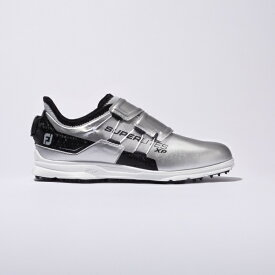 フットジョイ｜FootJoy 25.0cm メンズ スーパーライト XP スパイクレス BOA(シルバー×ブラック) 58148【返品交換不可】