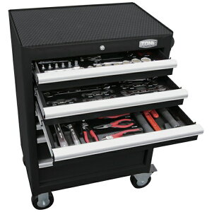 【エントリーで最大全額ポイント還元|11/5迄】 TONE|トネ TONE ツールキャビネットセット(マットブラック) TCS911BK 【メーカー直送・代金引換不可・時間指定・返品不可】