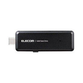 エレコム｜ELECOM ESD-EMH0500GBK 外付けSSD USB-C接続 PS5対応(Android/iPadOS/Mac/Windows11対応) ブラック [500GB /ポータブル型]