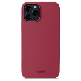 HOLDIT｜ホールディット iPhone 12 Pro / 12 ソフトタッチシリコーンケース レッドベルベット 15895