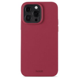 HOLDIT｜ホールディット iPhone 13 Pro ソフトタッチシリコーンケース レッドベルベット 15896
