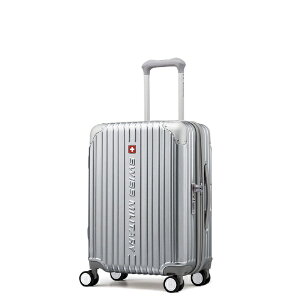 SWISS MILITARYbXCX~^[ X[cP[X 55cm 42Li@݉j CYGNUSiVOiXj ^bNVo[ SM-A820 SILVER [TSAbN]