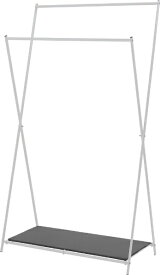 東谷｜AZUMAYA フォールディングハンガー(W86×D43×H151cm) ホワイト