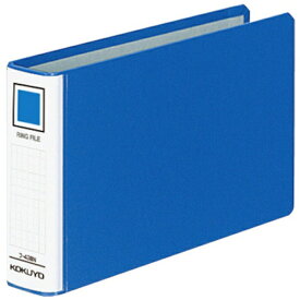 KOKUYO｜コクヨ コクヨ リングファイル（PPフィルム貼り） B6横 内径30ミリ 2穴 青 フ−438NB 51135676