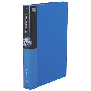 KOKUYO|コクヨ コクヨ キャンパス ポストカードホルダー 固定式 A4縦 横入れ200ポケット 青 ハセ−230NB 51129972