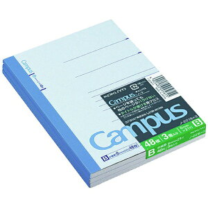 KOKUYO�b�R�N�� �m�[�g Campus(�L�����p�X) 3���p�b�N 221BX3 [A6 /6mm(B�r) /���r��]