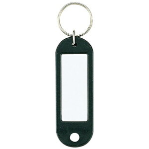 KOKUYO|コクヨ コクヨ キーホルダー型名札 黒 10個パック ナフ−200DX10 55049979