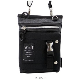 シフレ｜siffler カラビナ付きミニショルダー グレー 270-055Y
