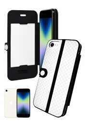 shizukawill｜シズカウィル iPhone SE(第3/2世代) 8/7 手帳型 ケース 彩メッシュ ホワイト APIP8MWH