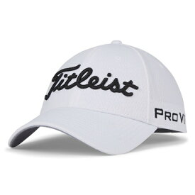 タイトリスト｜Titleist メンズ ツアーエリートキャップ(LXLサイズ：59〜61cm/ホワイト×ブラック) TH23FTELA【返品交換不可】