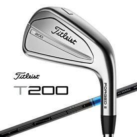 【エントリーで最大全額ポイント還元｜8/5迄】 タイトリスト｜Titleist アイアン 6本セット T200(2023) #5〜#9、#PW《Tensei AV Blue　カーボンシャフト》 硬さ(Flex)：S