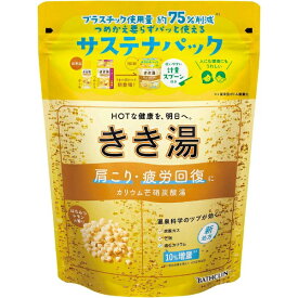 バスクリン｜BATHCLIN きき湯 カリウム芒硝炭酸湯 360g